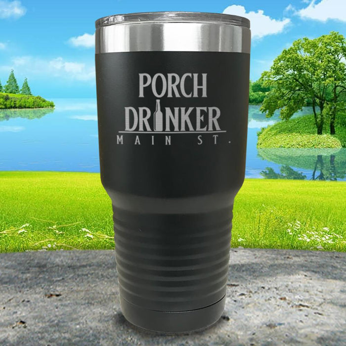 Porch Drinker Personalized Engraved Tumbler