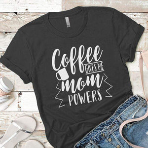 Coffee Powers Premium Tees T-Shirts CustomCat Heavy Metal X-Small 