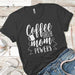 Coffee Powers Premium Tees T-Shirts CustomCat Heavy Metal X-Small 