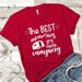 Best Memories Are Made Camping Premium Tees T-Shirts CustomCat Red X-Small 