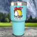 CUSTOM Busy Raising Ballers Color Printed Tumblers Tumbler Nocturnal Coatings 30oz Tumbler Softball/Baseball Mint