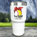 CUSTOM Busy Raising Ballers Color Printed Tumblers Tumbler Nocturnal Coatings 30oz Tumbler Softball/Baseball White