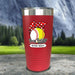 CUSTOM Busy Raising Ballers Color Printed Tumblers Tumbler Nocturnal Coatings 20oz Tumbler Softball/Baseball Red