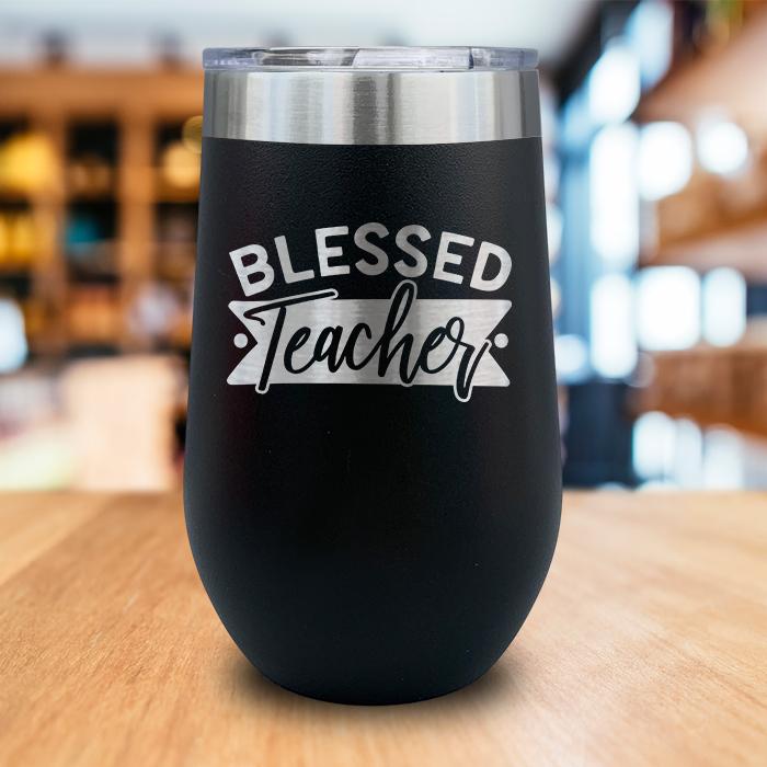 Personalized Wine Tumbler | I Teach