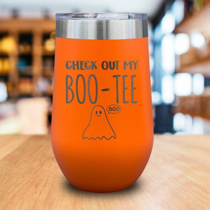 Boo-Tee Engraved Wine Tumbler LemonsAreBlue 16oz Wine Tumbler Orange 