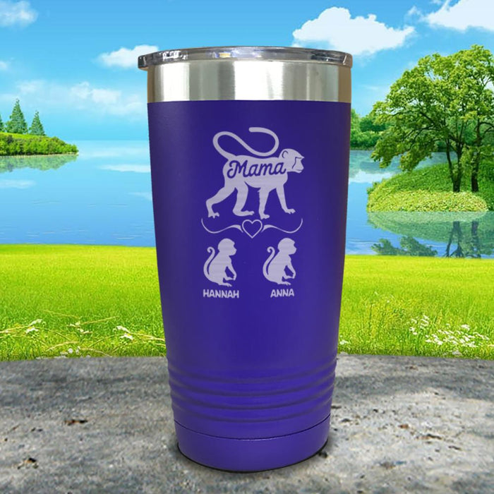 Mama Monkey Personalized Engraved Tumbler