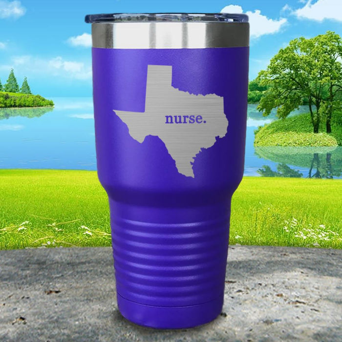 Nurse Texas Premium Laser Engraved Tumbler