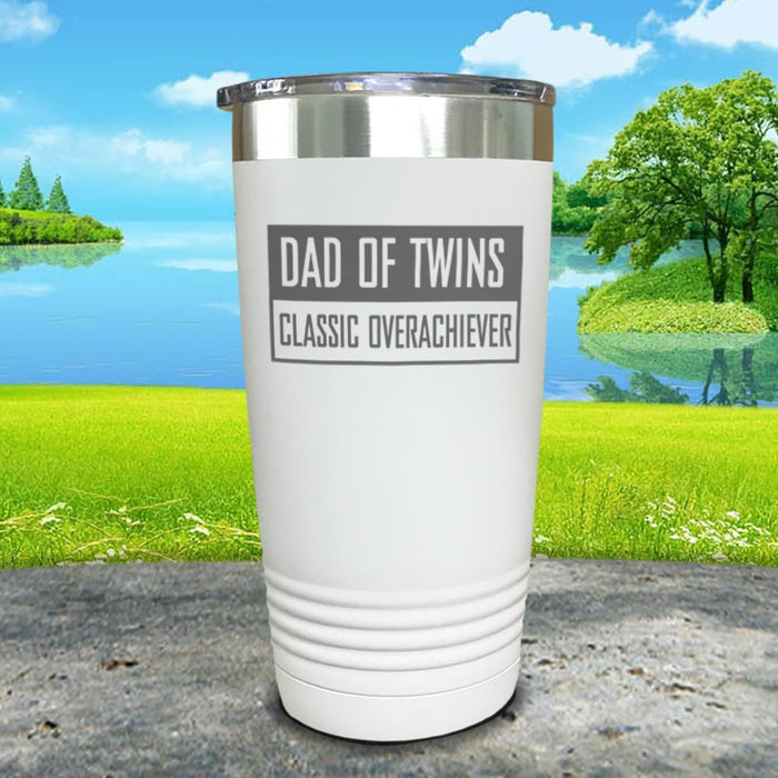 Dad Of Twins Engraved Tumbler