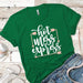 Hot Mess Express Arrows Premium Tees T-Shirts CustomCat Kelly Green X-Small 