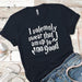 Solemnly Swear Premium Tees T-Shirts CustomCat Midnight Navy X-Small 