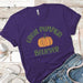 Pumpkin Believer Premium Tees T-Shirts CustomCat Purple Rush/ X-Small 