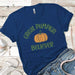 Pumpkin Believer Premium Tees T-Shirts CustomCat Royal X-Small 