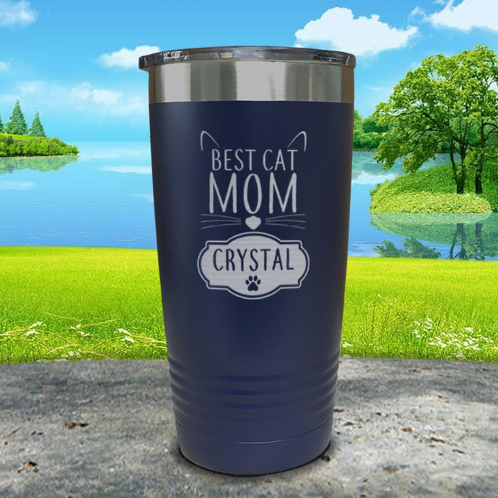 Best Cat Mom Personalized Engraved Tumbler