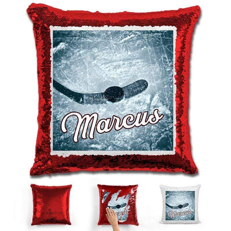 Personalized Hockey Floor Pillow Cover