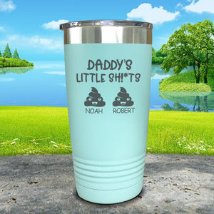 Daddy's Little Sh^t (Custom) With Childs Name Engraved Tumblers