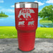 Papa Bear (CUSTOM) With Child's Name Engraved Tumblers Tumbler ZLAZER 30oz Tumbler Red 