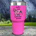 A Girl Who Loves Her Weiner Color Printed Tumblers Tumbler ZLAZER 30oz Tumbler Pink 