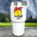 CUSTOM Busy Raising Ballers Color Printed Tumblers Tumbler Nocturnal Coatings 30oz Tumbler Softball White