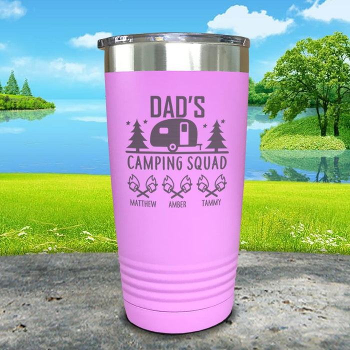 Camping Squad Customized Tumblers with Kids Names