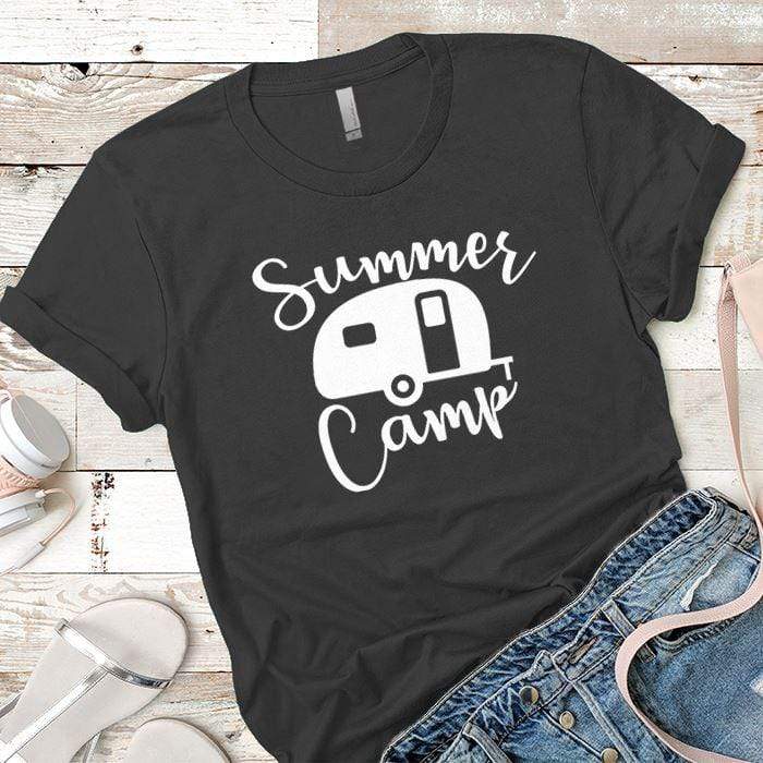 Summer Camp Premium Tees T-Shirts CustomCat Heavy Metal X-Small 