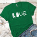 Country Love Premium Tees T-Shirts CustomCat Kelly Green X-Small 