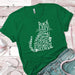 Cats Premium Tees T-Shirts CustomCat Kelly Green X-Small 