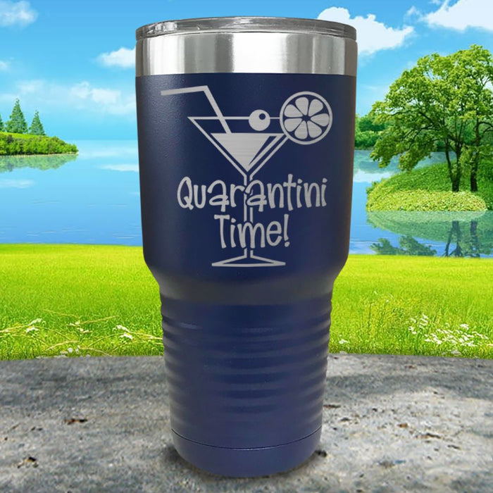 Quarantini Time Engraved Tumbler