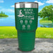 Mama Witch (CUSTOM) With Child's Name Engraved Tumbler Tumbler ZLAZER 30oz Tumbler Green 