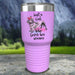 A Girl Who Loves Her Weiner Color Printed Tumblers Tumbler ZLAZER 30oz Tumbler Lavender 