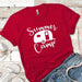 Summer Camp Premium Tees T-Shirts CustomCat Red X-Small 