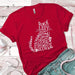 Cats Premium Tees T-Shirts CustomCat Red X-Small 