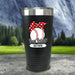 CUSTOM Busy Raising Ballers Color Printed Tumblers Tumbler Nocturnal Coatings 20oz Tumbler Baseball Black