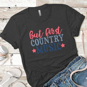 Country Music Premium Tees T-Shirts CustomCat Heavy Metal X-Small 