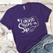 I Don't Give A Sip Premium Tees T-Shirts CustomCat Purple Rush/ X-Small 