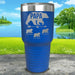 Papa Bear (CUSTOM) With Child's Name Engraved Tumblers Tumbler ZLAZER 30oz Tumbler Blue 