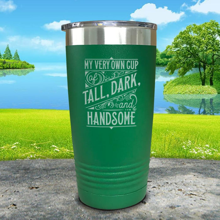 Tall Dark And Handsome Engraved Tumbler