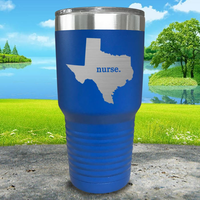 Nurse Texas Premium Laser Engraved Tumbler