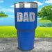 Dad Tools Engraved Tumbler Tumbler ZLAZER 30oz Tumbler Blue 