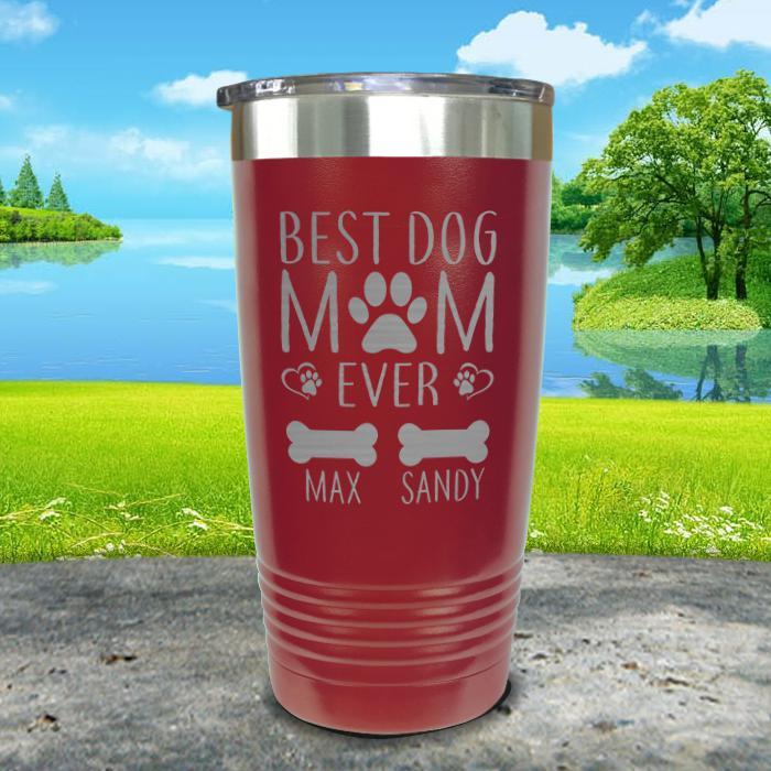 Personalized Best Dog Mom Premium Tumblers