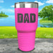 Dad Tools Engraved Tumbler Tumbler ZLAZER 30oz Tumbler Pink 