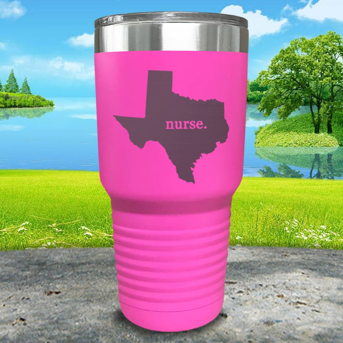 Nurse Texas Premium Laser Engraved Tumbler