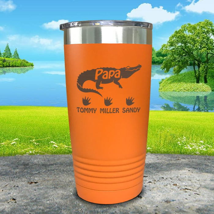 Papa Gator CUSTOM Dates Engraved Tumblers