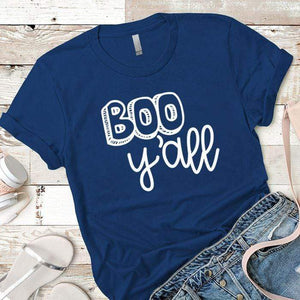 Boo Yall Premium Tees T-Shirts CustomCat Royal X-Small 