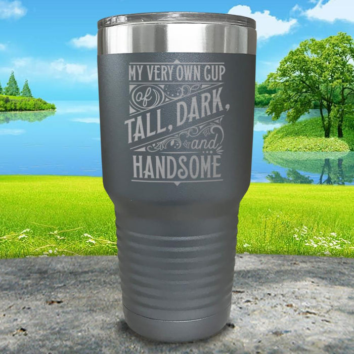 Tall Dark And Handsome Engraved Tumbler