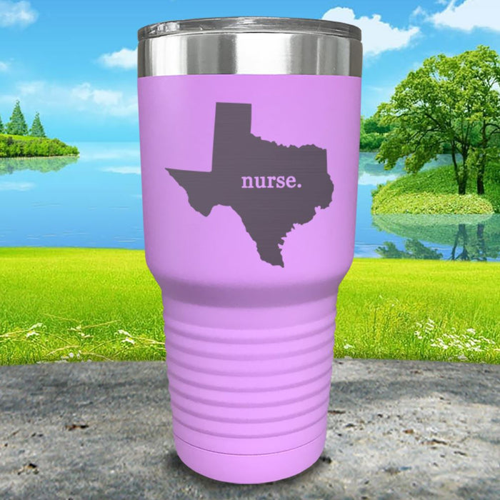 Nurse Texas Premium Laser Engraved Tumbler