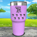 Elephant Mama (CUSTOM) With Child's Name Engraved Tumblers Tumbler ZLAZER 30oz Tumbler Lavender 