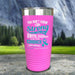 PTSD Don't Know How Strong Color Printed Tumblers Tumbler ZLAZER 20oz Tumbler Pink 