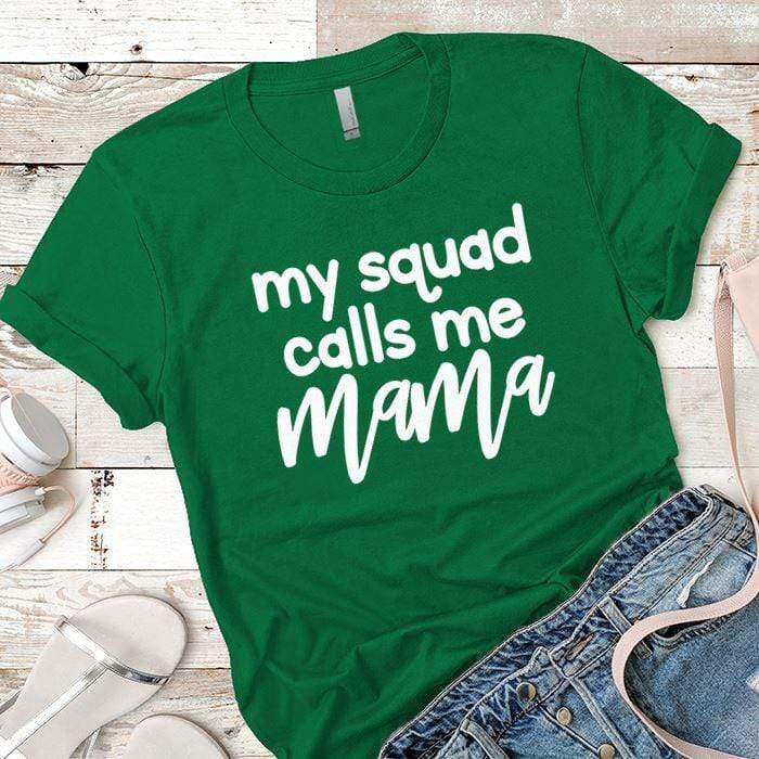 My Squad Premium Tees T-Shirts CustomCat Kelly Green X-Small 