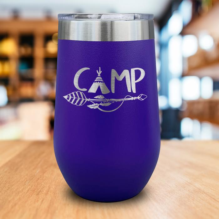 Camp Engraved Wine Tumbler