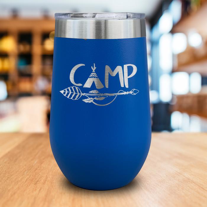 Camp Engraved Wine Tumbler